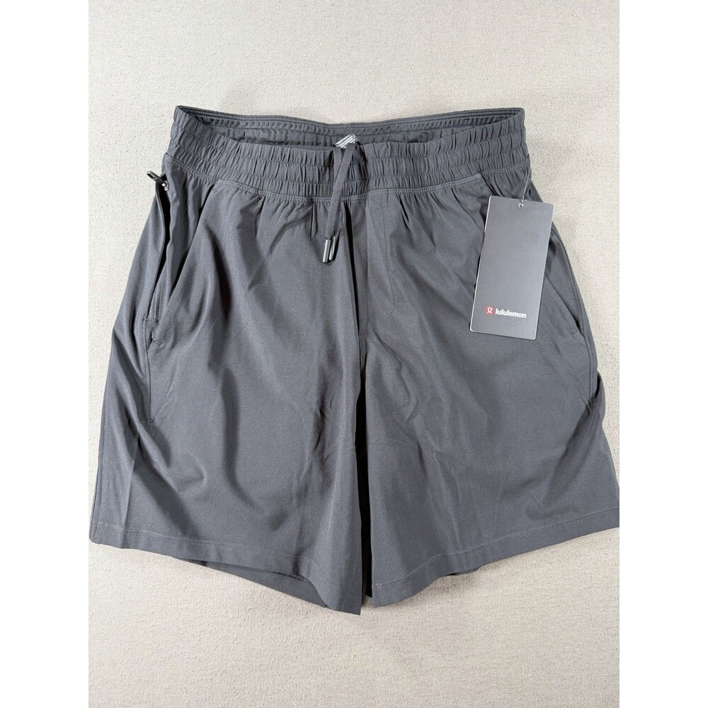 Lululemon Pace Breaker Shorts Mens Sz Small Black Lined 7” Inseam Stretch New